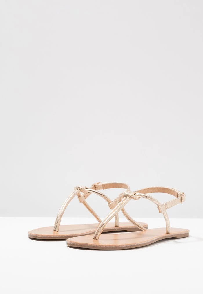 Sandale ANNA FIELD Anna Field T-bar Sandals Rose Doré Femme | YBQ-8804006